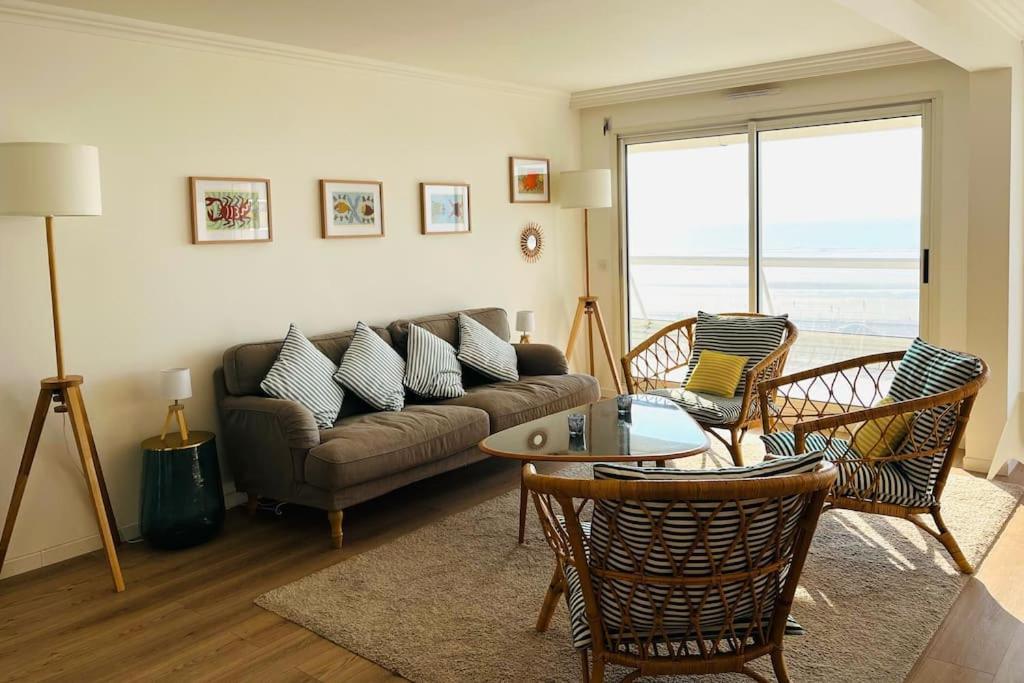 Appart T4 Lumineux Avec Terrasse Vue Mer Le Touquet Luaran gambar