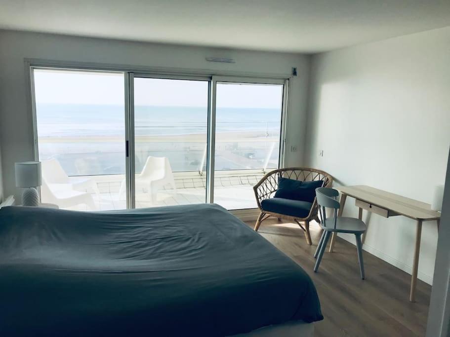 Appart T4 Lumineux Avec Terrasse Vue Mer Le Touquet Luaran gambar