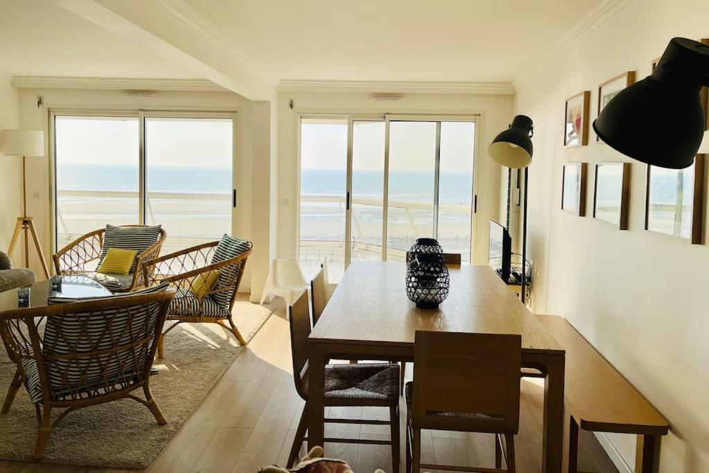 Appart T4 Lumineux Avec Terrasse Vue Mer Le Touquet Luaran gambar